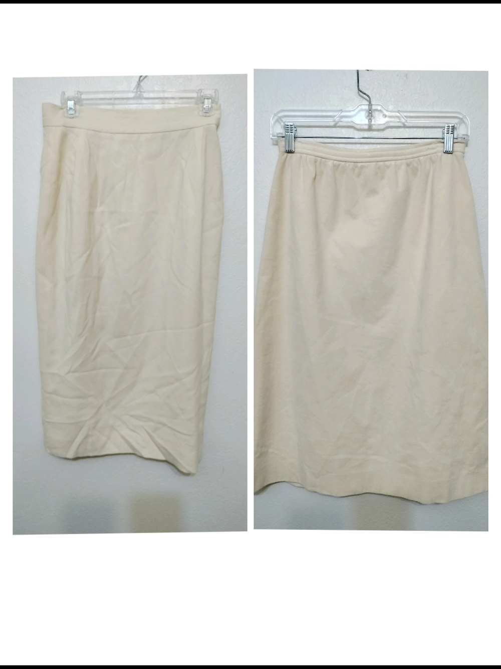 JH Collectibles Cream Pencil Skirt